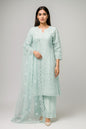 Pastel Mint Embroidered Kurta Set